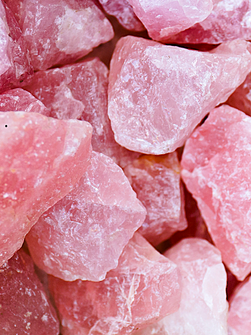 Piedra natural de cuarzo rosa, masivo de cuarzo rosa, cuarzo rosa en bruto