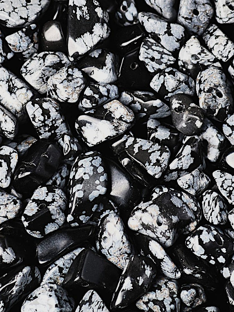 Rodados de obsidiana nevada natural