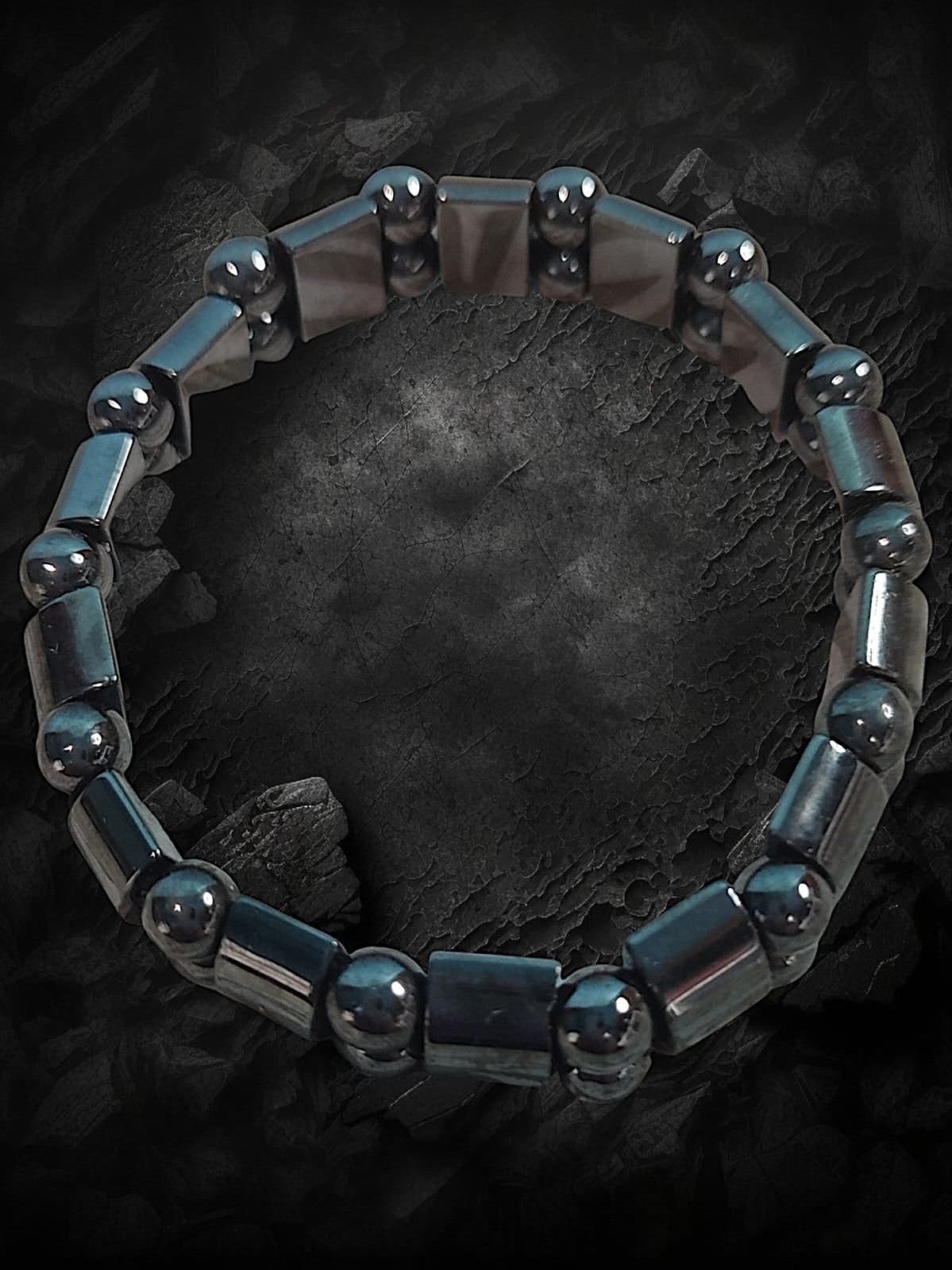 Pulsera de hematite ideal para hombres