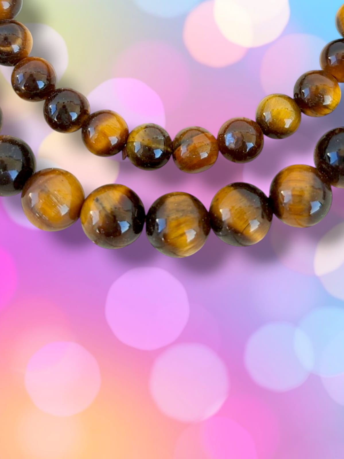 Pulseras ojo de tigre naturall para hombre y mujer