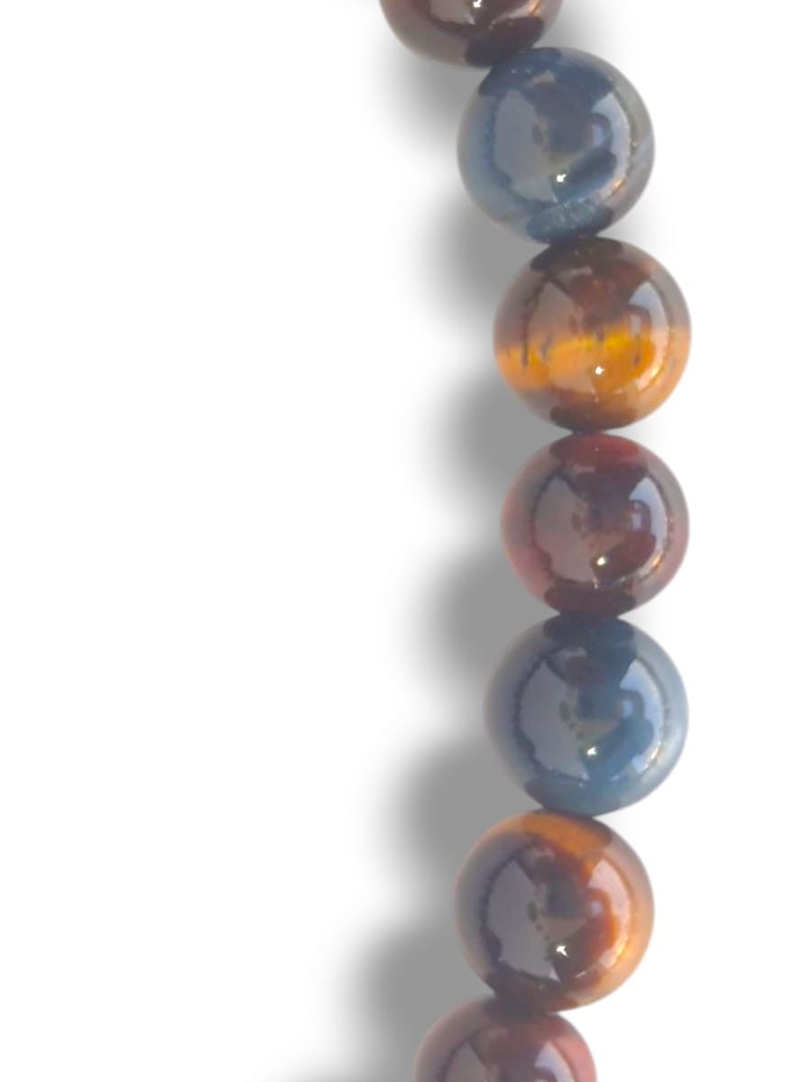 Pulsera de ojo de tigre ojo de buey y ojo de halcon