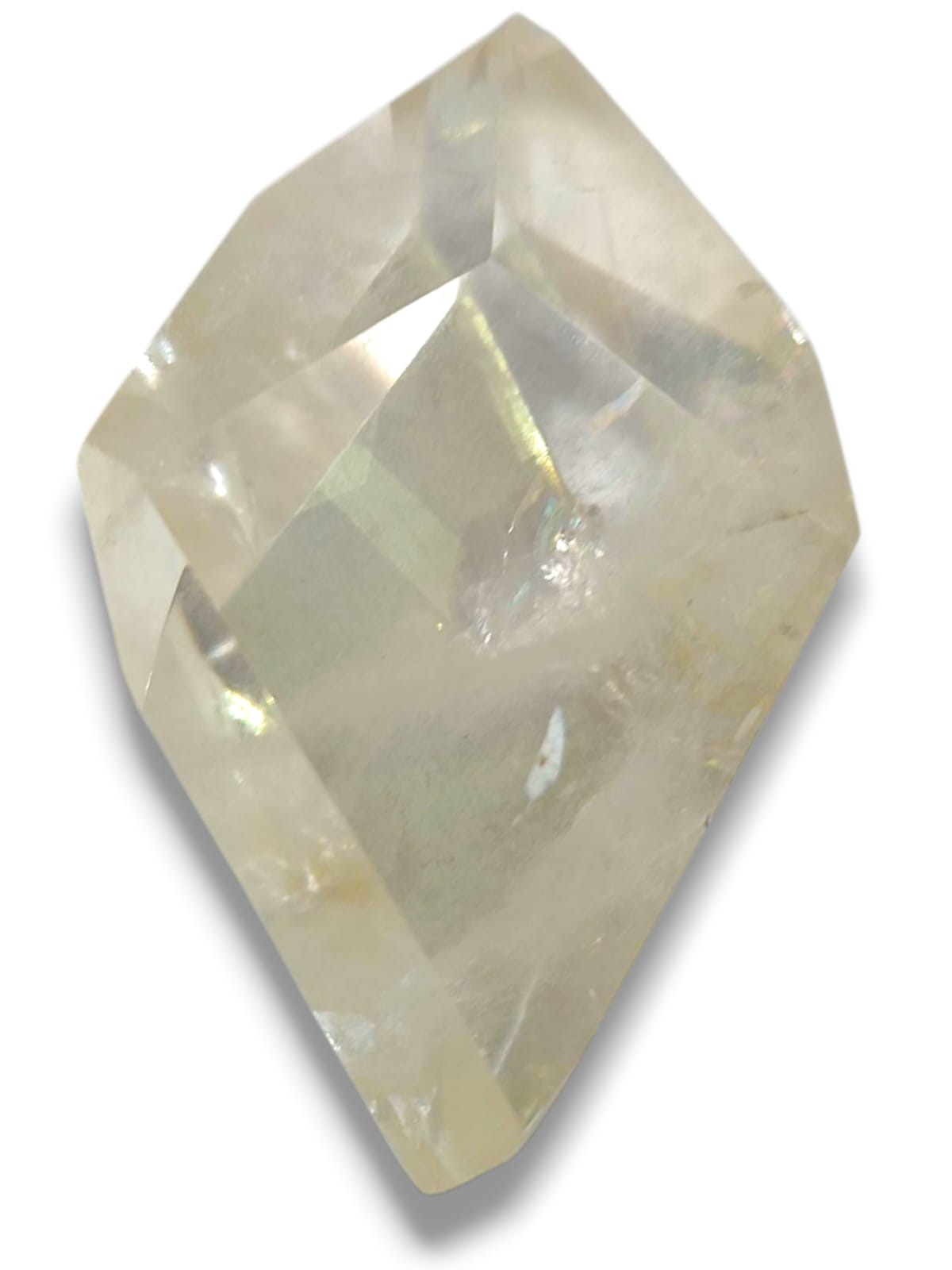 cuarzo citrino facetado arcoíris natural para abundancia y sanación energética