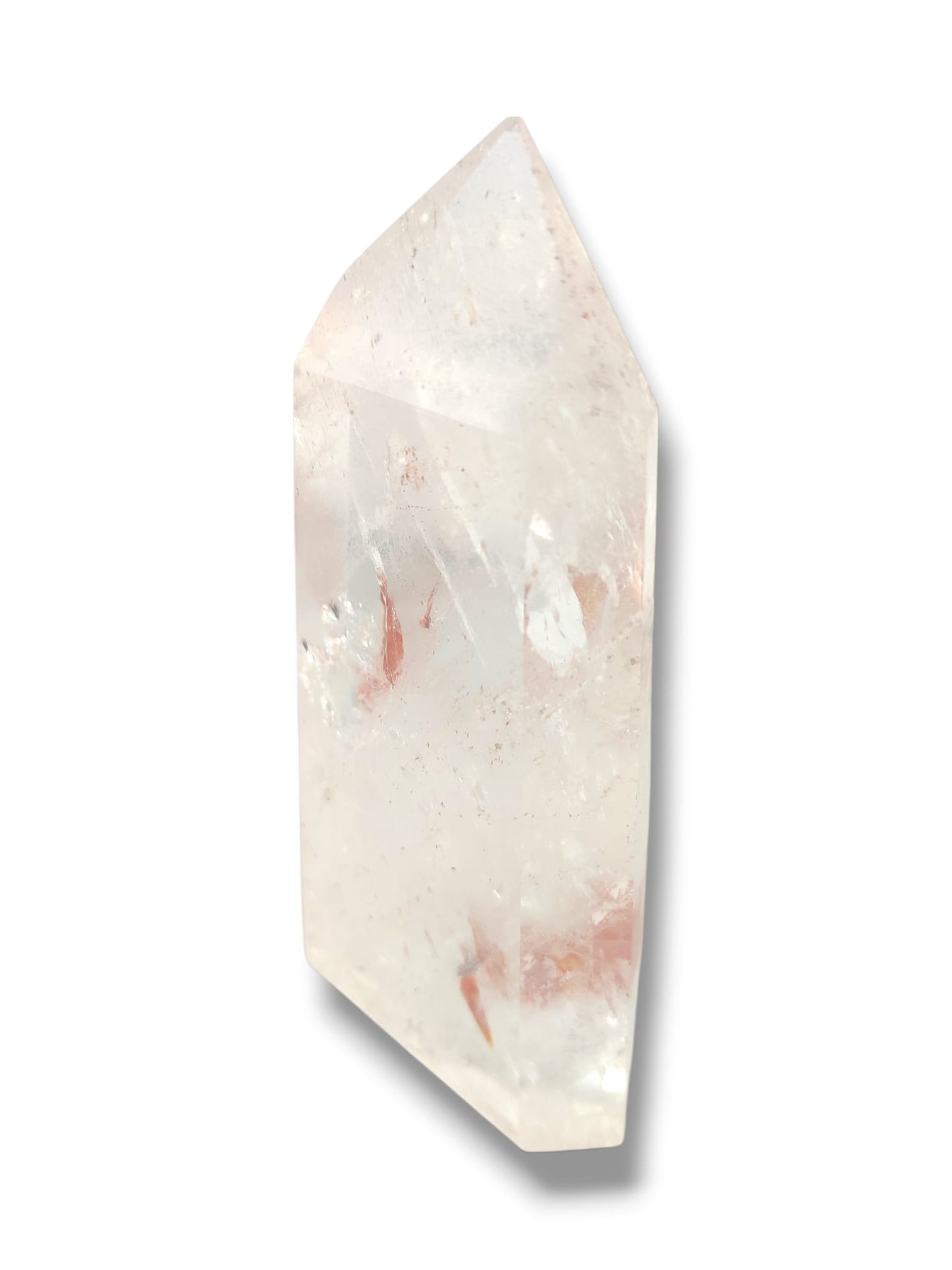 Cuarzo tabular hematoide con vibración arcoiris para meditacion y reiki