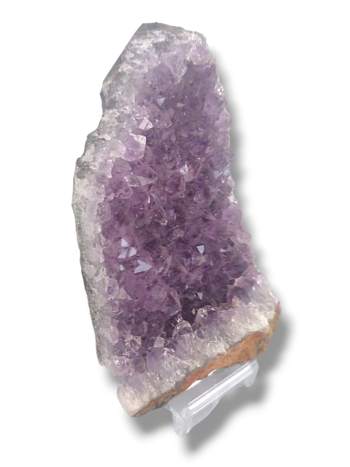 drusa de cristales de amatista para meditación y Reiki