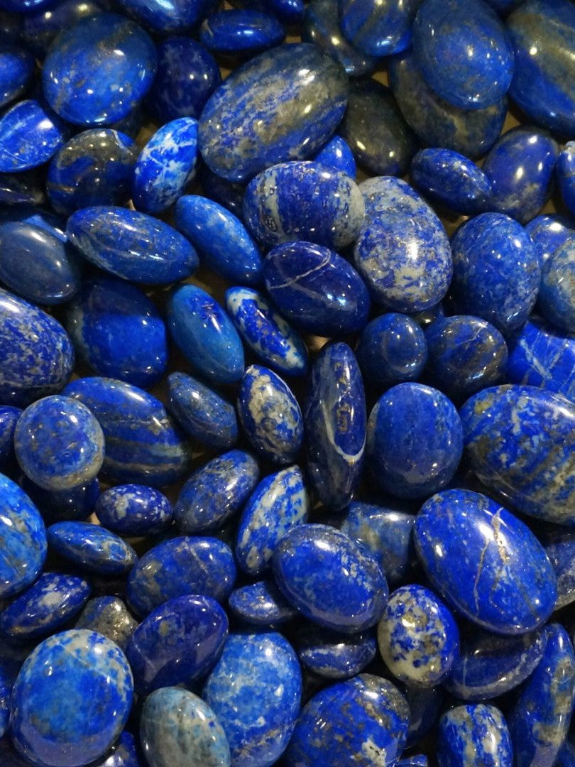 Lapislázuli 8mm en pulsera para abrir el tercer ojo