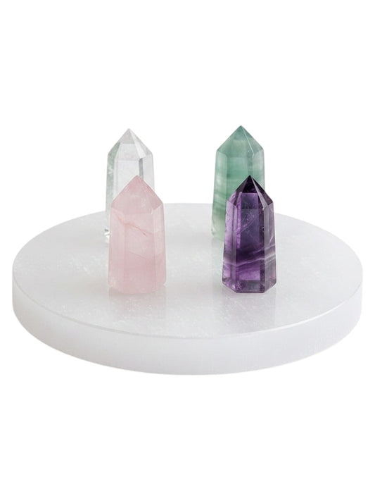 Placa de Selenita Blanca - Carga tus Minerales con Energía Positiva