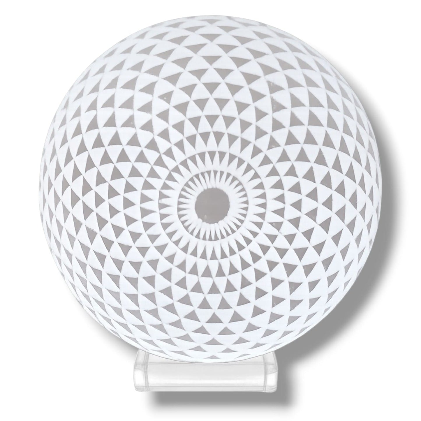 Placa de Selenita Mandala - Carga tus Minerales con Energía ositiva