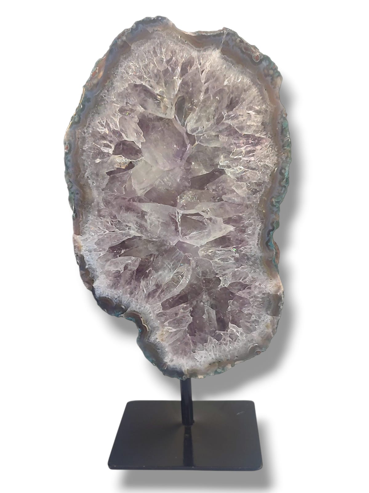 portal de amatista natural para protección y armonización energética