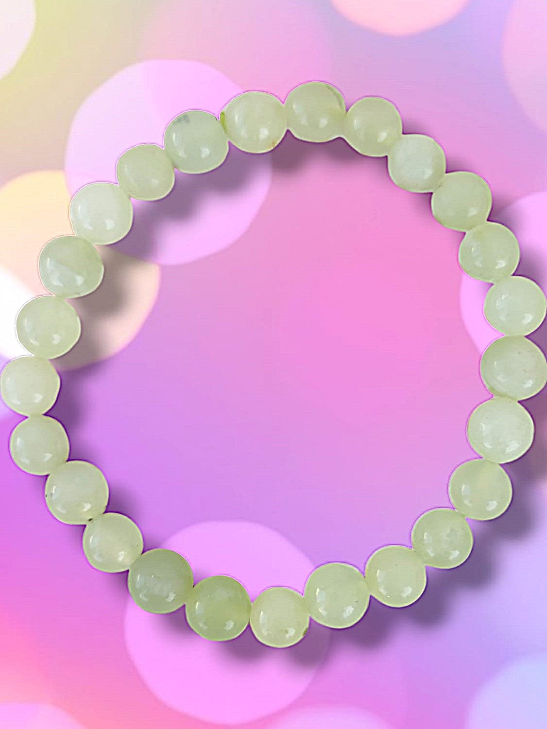 pulsera de jade 8mm para la buena suerte