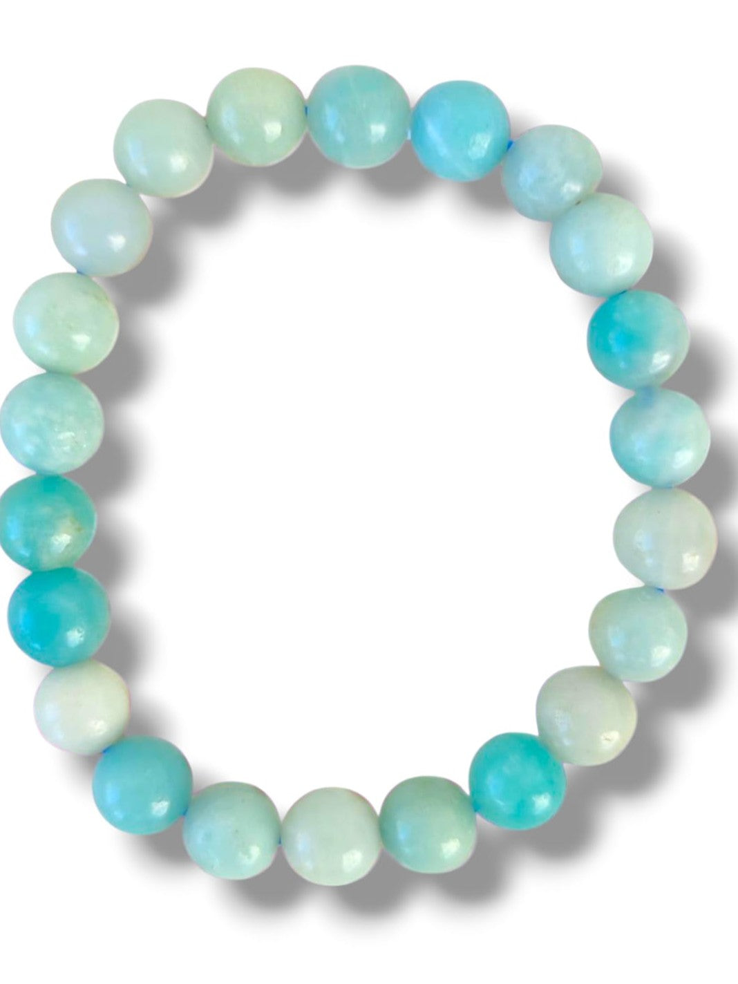 Pulsera de amazonita natural para calma y equilibrio emocional