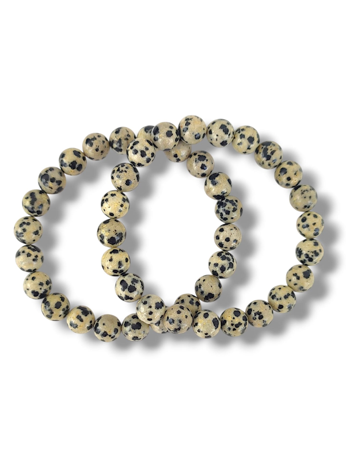 pulsera jaspe dalmata propiedades proteccion energetica equilibrio emocional