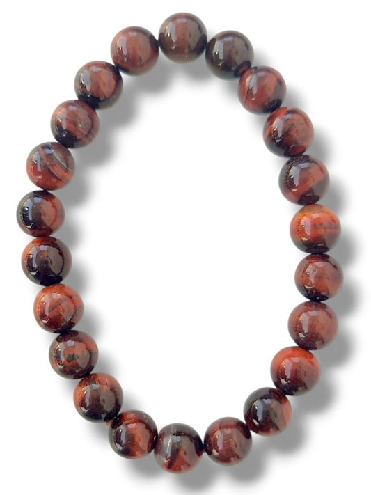Pulsera de Ojo de Buey natural para protección energética y fuerza interior