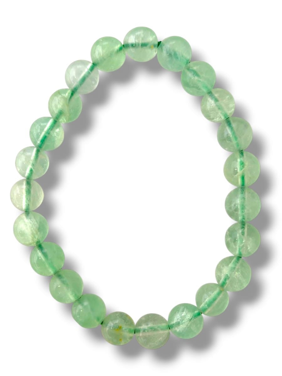 Pulsera de fluorita verde natural para equilibrio y claridad mental