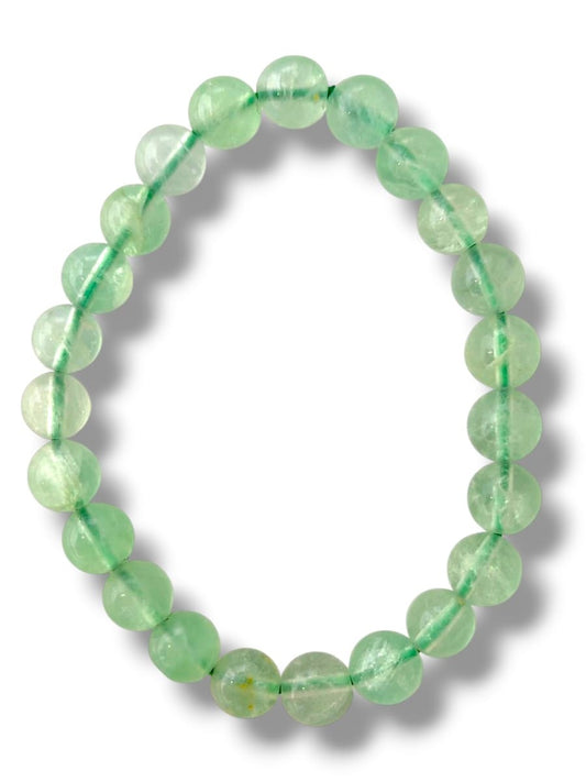 Pulsera de fluorita verde natural para equilibrio y claridad mental