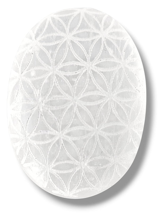 Jabon Palmstone de Selenita Blanca para reducir el estrés, la ansiedad y bienestar