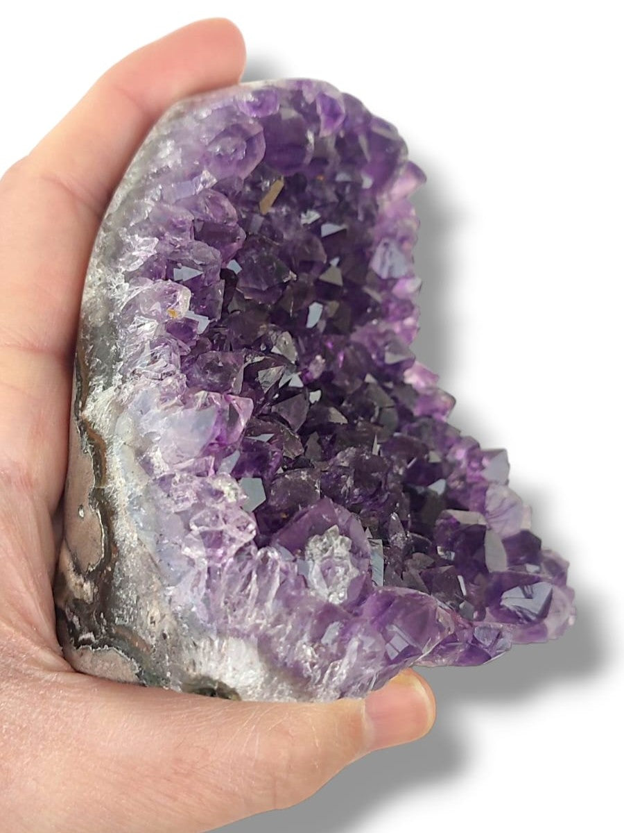 Drusa de amatista natural 700 gr para protección y armonía