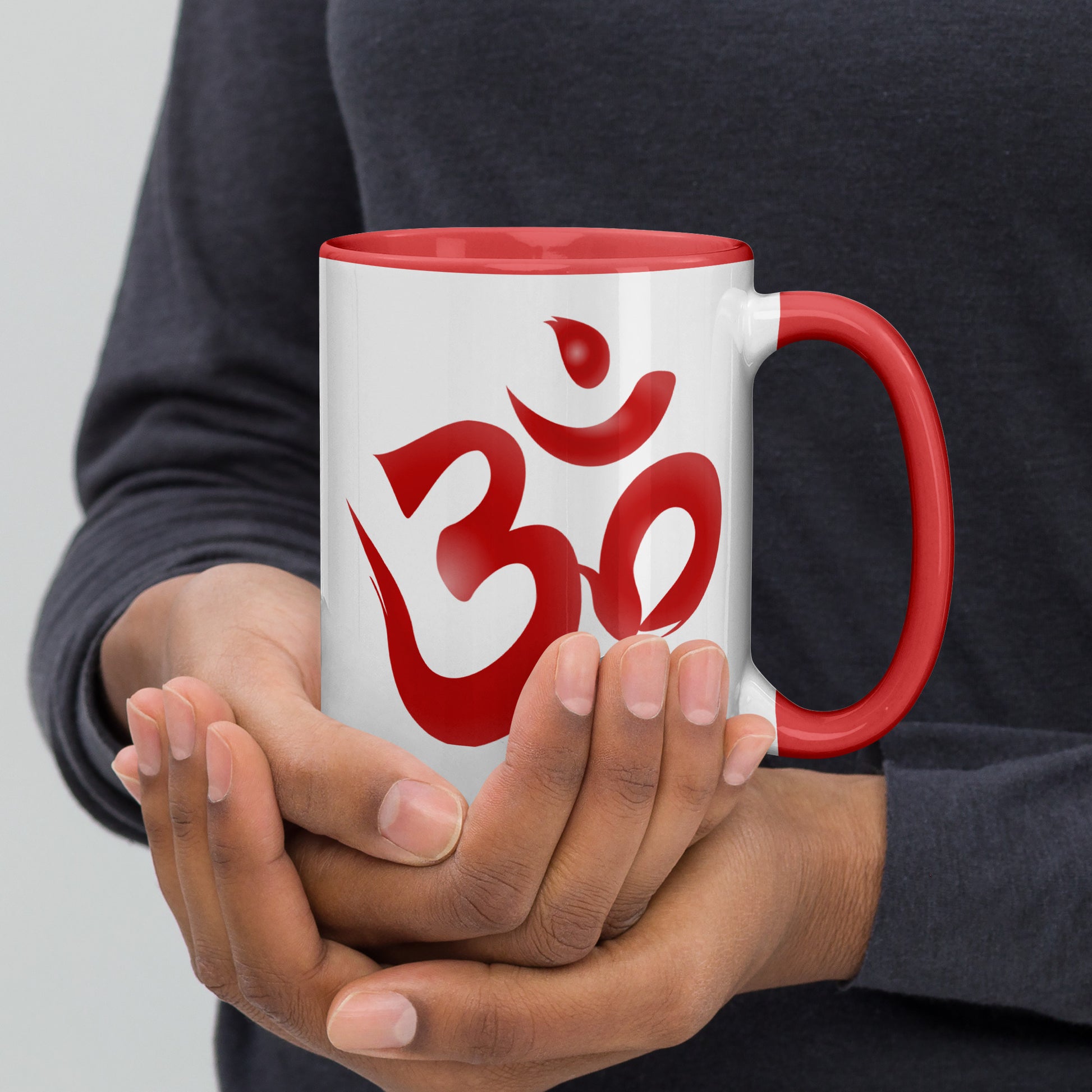 Taza de colección con el simbolo Om de la India